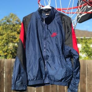 Vintage Nike white tag big swoosh Windbreaker